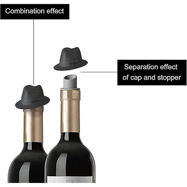 Universal Flaskepropper Sjov Prop Til Vinflaske Prop Propper Til At Holde Vin Frisk Genanvendelig Silikoneprop Silikone Vinprop