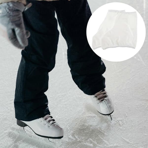 White Fabric Skate Guards for 1 Pair
