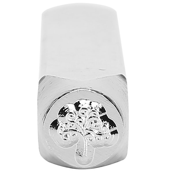 6mm 1/4\" Metal håndstempel design punch værktøj til DIY smykker udskæring fremstilling af håndværkLeaf