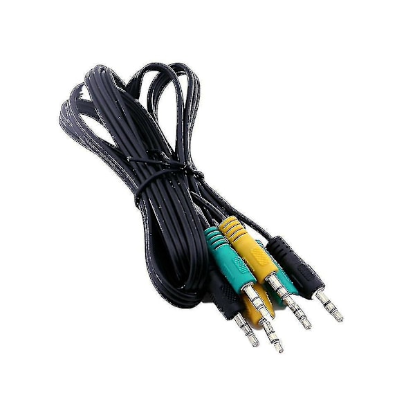 3,5 mm 3 i 1 TRS Jack til 5.1 Kanal O Kabel Højttaler Computertilbehør Meget God-B11