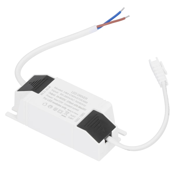 12W LED-drivrutin konstant ström 270mA Ingång AC85‑265V Utgång DC24‑40V Power Transformator
