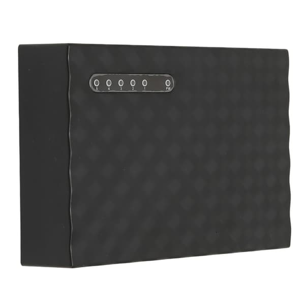 Netværksswitch 1000M 5 Port Selvtilpassende LED Panel Computer Gigabit Ethernet Netværksswitch 100‑240V US Stik