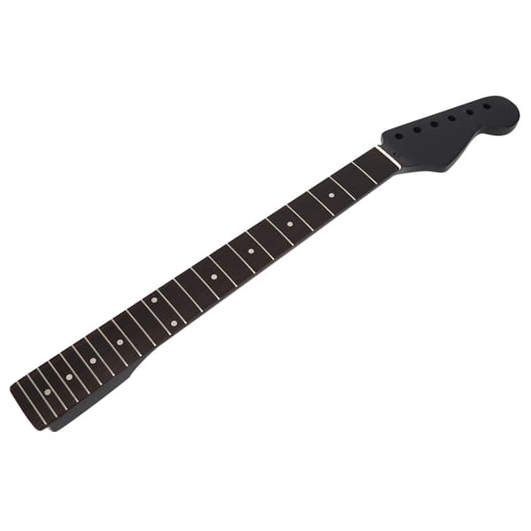 22 Bånd Elektrisk Guitar Hals Sort Ahorn Palisander Gribebræt Instrument Tilbehør