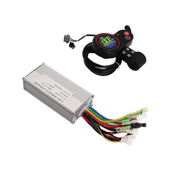 Elektrisk cykelmotorstyring LCD-farvedisplaypanel til 36V 500W børsteløs motor 36V 48V 22A