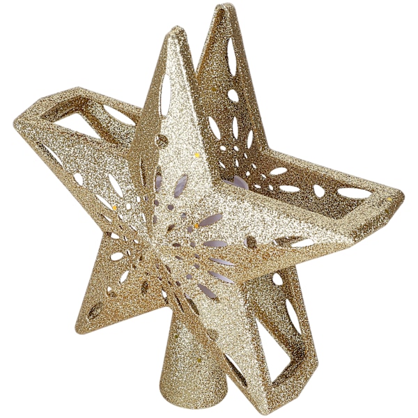 LED Snefnugaprojektorlampe Lys Snefnug Roterende Juledekoration GoldenEU Stik 220V
