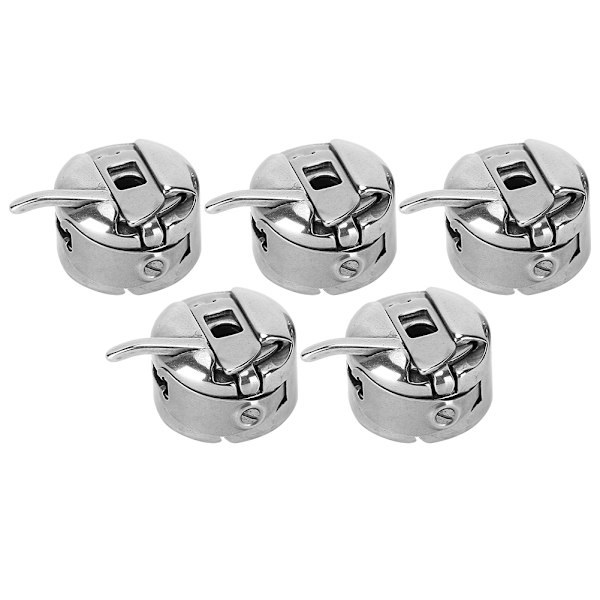 5 STK spoleveske Lett symaskin Reservedeler Gammel&#8209; mote husholdningslegering