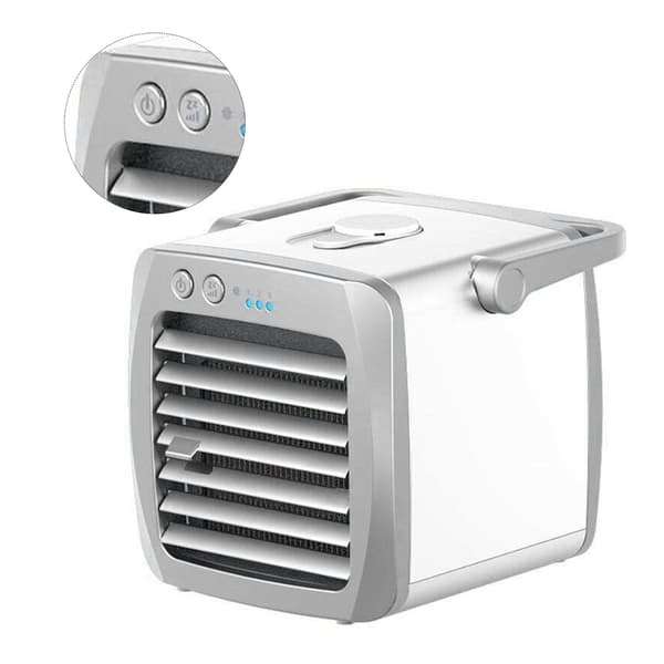 Bærbar Aircondition Mini Luftkøler USB Aircondition til Soveværelse Kontorbord
