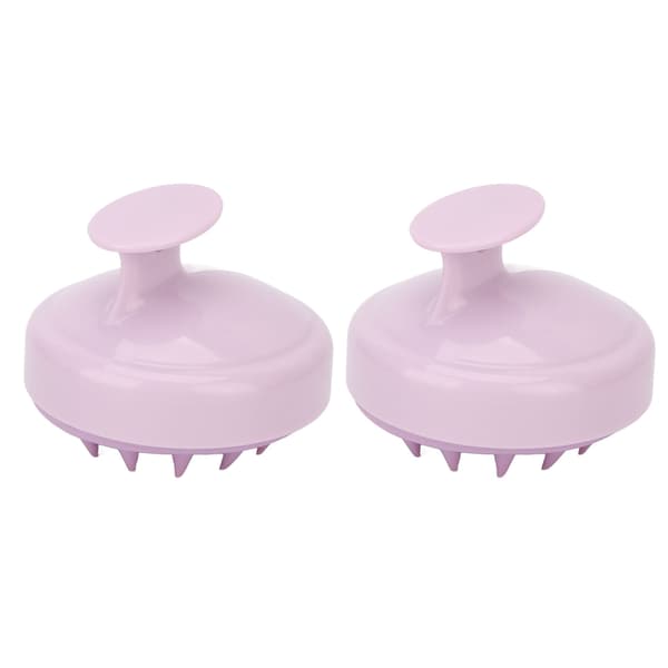 2 st hårbottenmassager multifunktionell hushållssilikonmassagebadborste skäggborste hårschampoborste