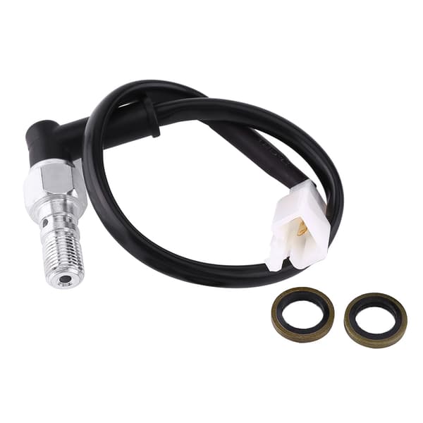 Universal Motorcykel Hydraulisk Broms Tryck Bakljus Switch Ihålig Bult (M10*1.25MM)