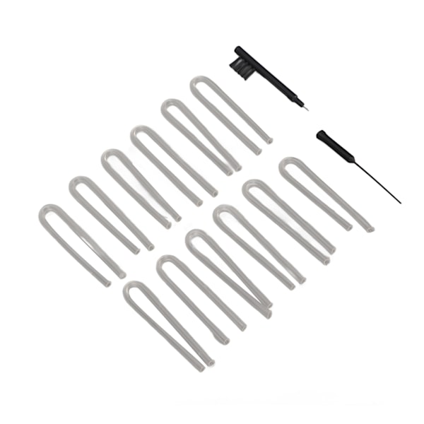 Hörförstärkare BTE-rörmodell PVC U-formad hörförstärkare slangersättning transparent
