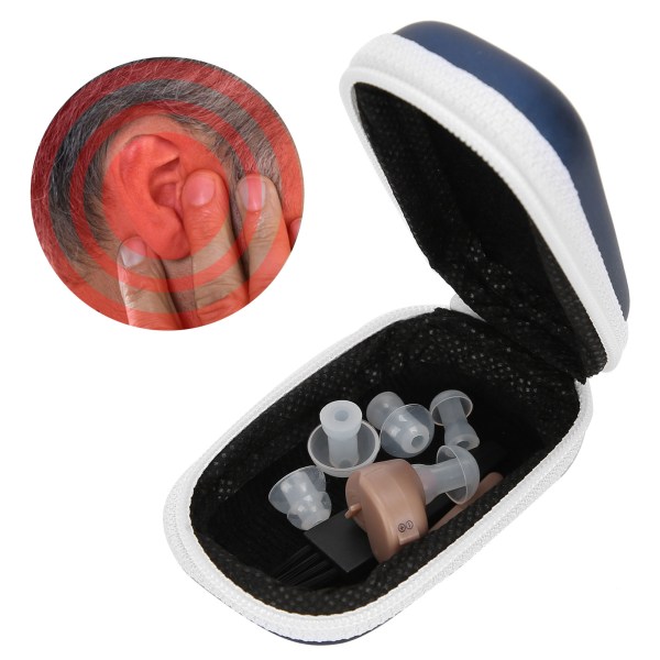 In Ear Hearing Aid Ældre Forstærker Device Plastic Wireless Døvhed Øreplejeværktøj