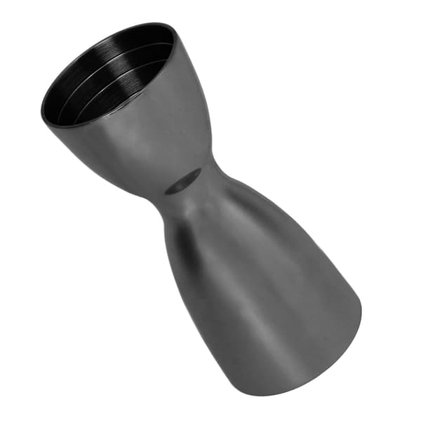 Cocktail Dubbel Jigger Rostfritt Stål Vimmätkopp Bar Bartending Mätjigger U-formad Svartpläterad