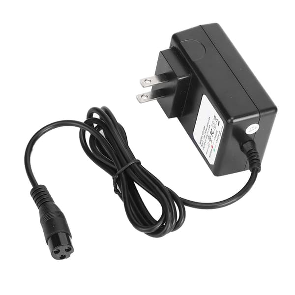 24V 0.6A 3-pin lader passer til Razor E100 E125 E500S PR200 sparkesykkel US-plugg 110-130V