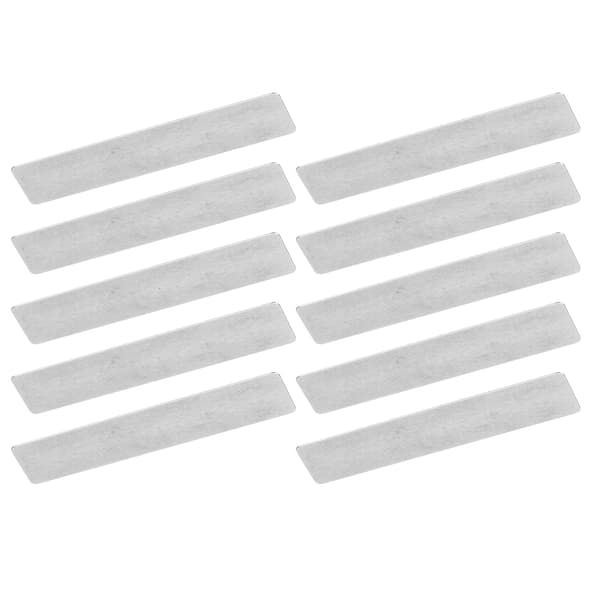 10 stk. luftkompressorventilplate i støpejern, rektangulært pumpetilbehør for 51 mm sylinder
