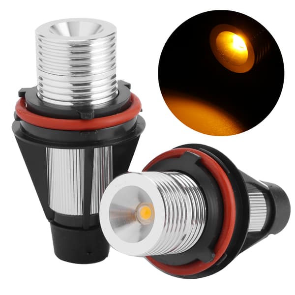 2 kpl 6000K 720lm LED-valot Auto Angel Eyes Halo Renkaat Lamppu Sopii E39 E53 E60 E63 E64