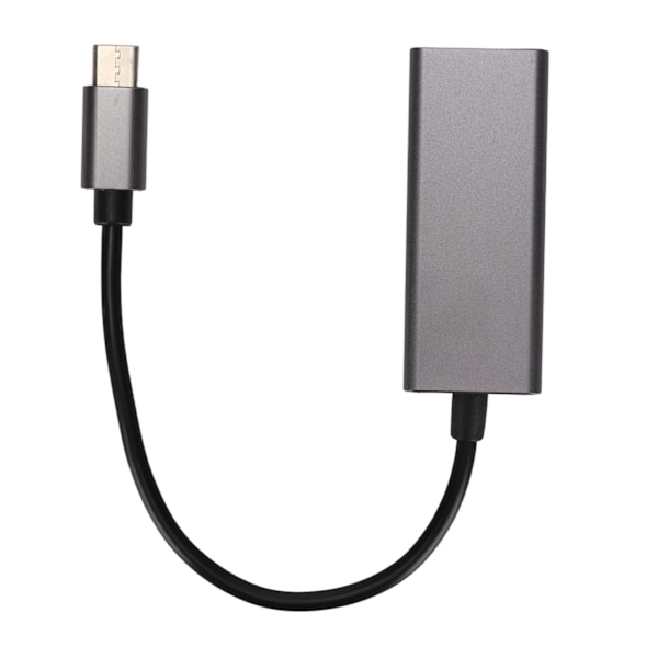 Ethernet-sovitin USB C - RJ45 Ethernet-harmaalla vakaalla siirrolla Type C -sovitin MacBook Prolle Galaxy S9/S8/Note 9 1000 Mt