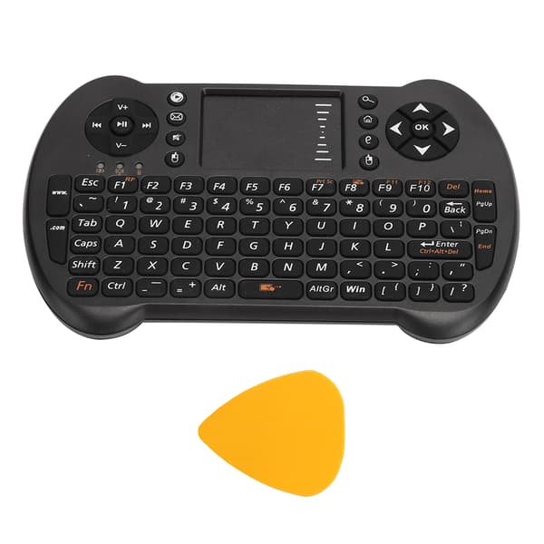 VIBONTON S501 Mini Trådløst Tastatur Sort USB 2.4GHz til Tablets TV Laptops 15 Meter