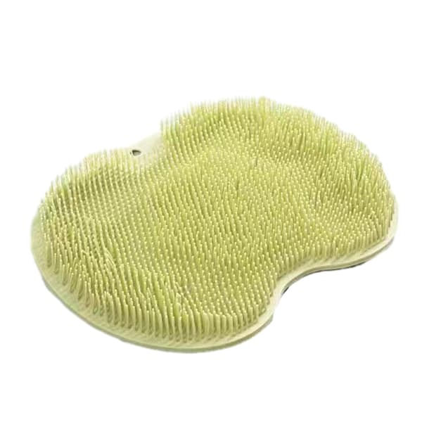 Foot Back Body Scrubber Soft Foot Cleaner Massage Pad Shower Tool Green Green 30x25cm