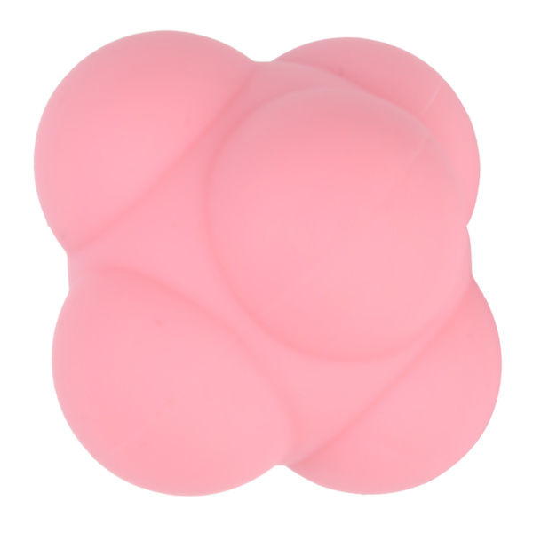 Silikon Bounce Reaction Ball Bärbar HandEye Coordination Speed ​​Reflex Training Ball (Strawberry)
