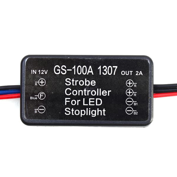 Køretøj Bil GS-100A 1307 LED Bremselys Strobe Flash Modul Controller AP