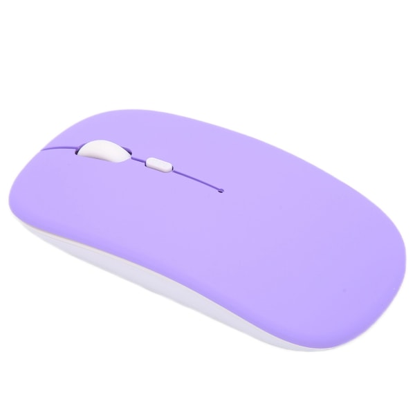 Trådløs mus Smart Mini Bærbar 3 Speed ​​DPI Justerbar Trådløs Mus for Office Bærbar PC Nettbrett Lilla Frosted Single Mode