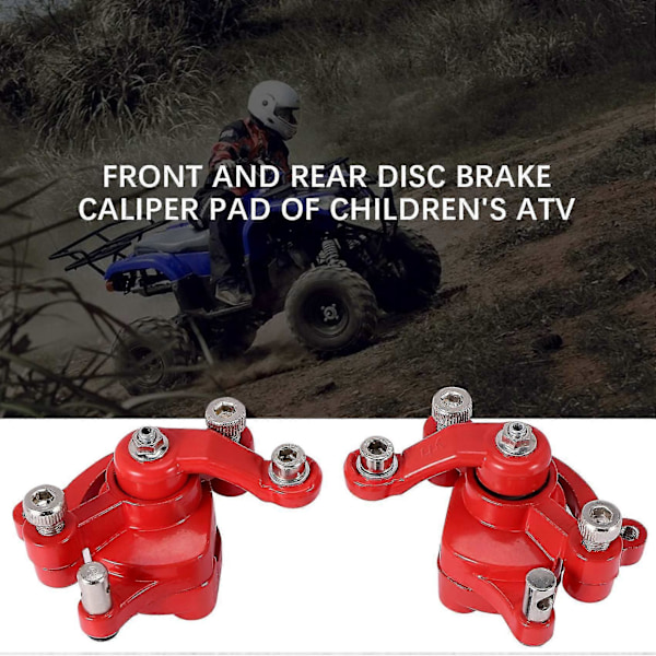 Etu- ja takalevyjarrusatulan palat, yhteensopivat 43Cc 47Cc 49Cc Mini Kids ATV Minimoto Dirt Pocket Bike Gas S -mallien kanssa