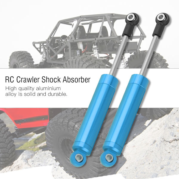 2 stk/sæt RC Bil 112mm Støddæmper til Axial Wraith AX90056 1:10 Crawler (Blå)