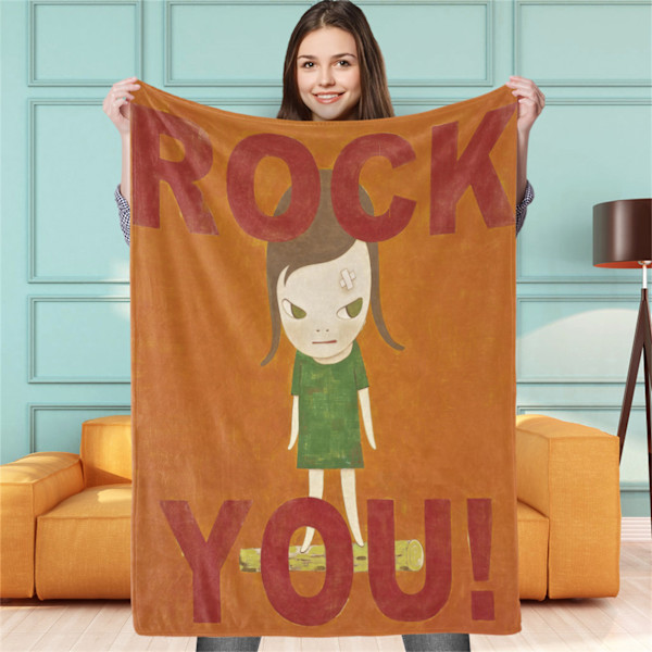 Kunstnerisk mønsterteppe, mykt og behagelig, maskinvaskbart teppe med tydelig trykk for soveromsdekorasjon BL688-1 100x120cm