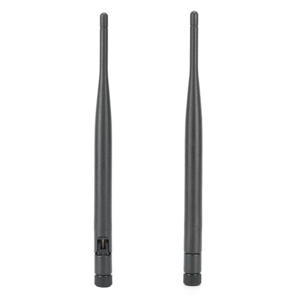 2 stk. Routerantenne Slitesterkt WIFI-system 6DB Høy Forstening 2.4/5.8G Dual&#8209;Band SMA Indre Hull-YM