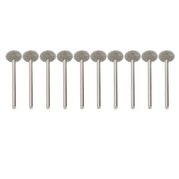 10 st spikslipbitar Roterande manikyr set Utbytbara nagelborrbitar