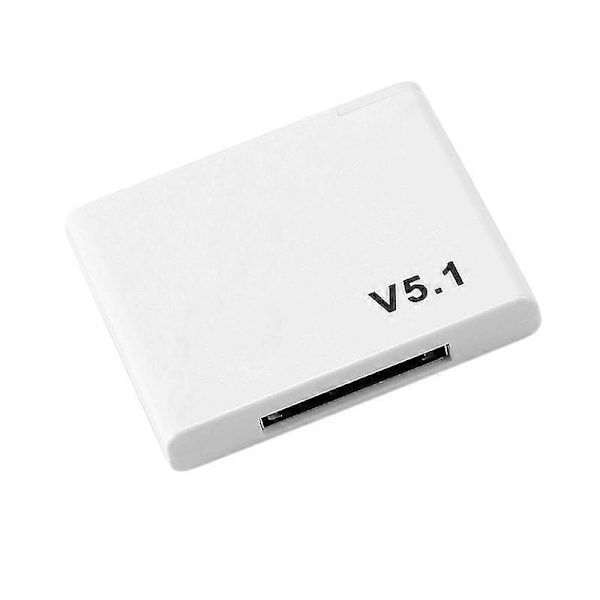 30-pin Bluetooth 5.1 Audio Receiver A2dp Musikk Mini Trådløs Adapter For 30-pin Jack Analog Høyttaler_SZXM