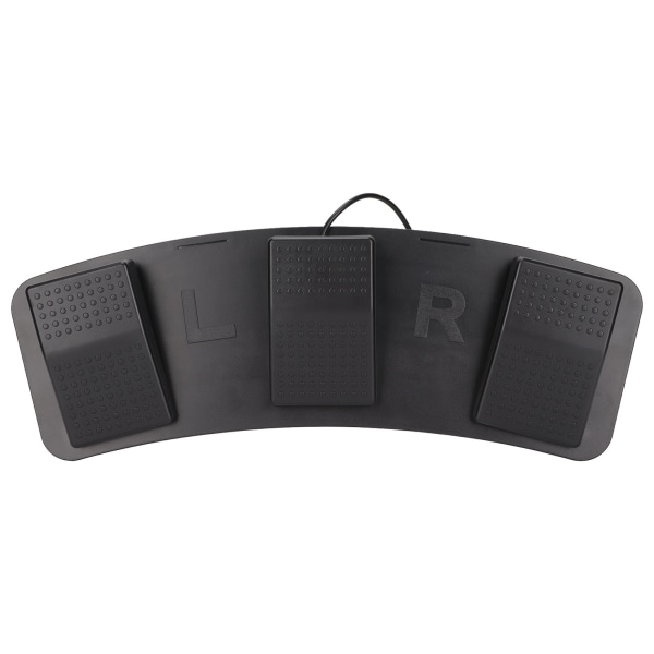 USB Triple Foot Switch Pedal Multifunksjonell Ergonomisk Triple Foot Switch Pedal for Spill Spill Fabrikk Testing (Mekanisk Bryter)