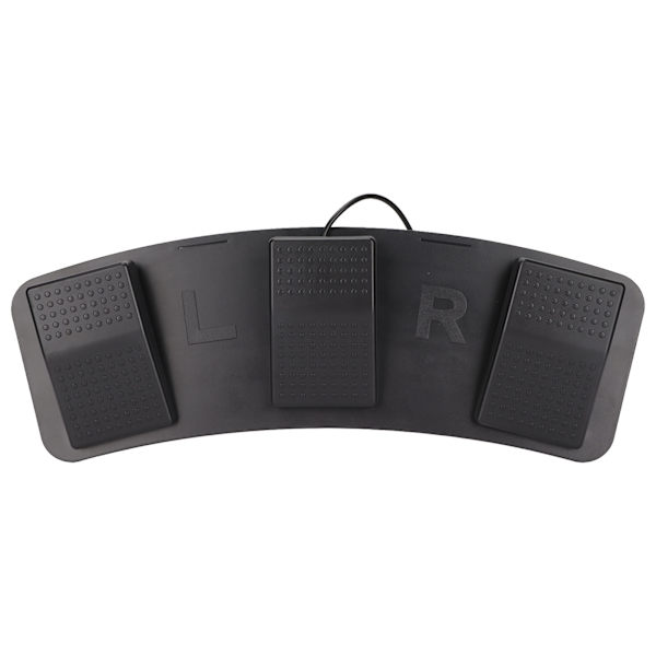 USB Triple Foot Switch Pedal Multifunktionell Ergonomisk Triple Foot Switch Pedal för att spela spel Fabriks Testning (Mekanisk Switch)