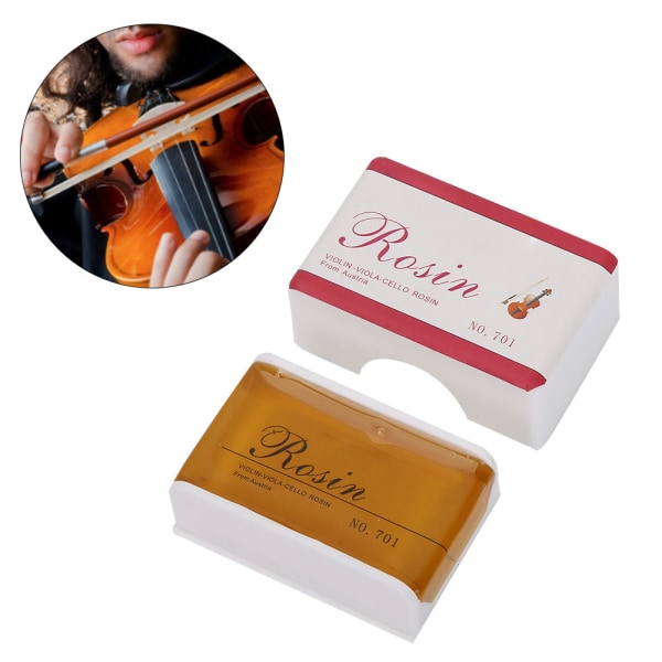 Harpiks til violin Bratsch Cello Harpiksbørste Rengøringsværktøj til musikinstrumenter (gul)