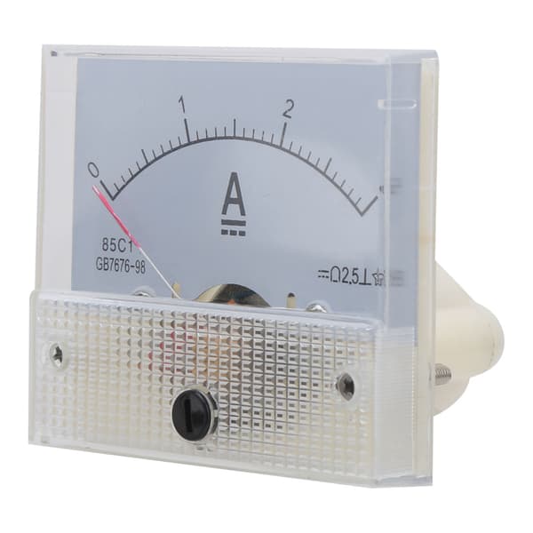 85C1 DC 0~3A Högprecisions Strömmätare ABS Pekartyp Amperemeter Analog Panel Amperemeter
