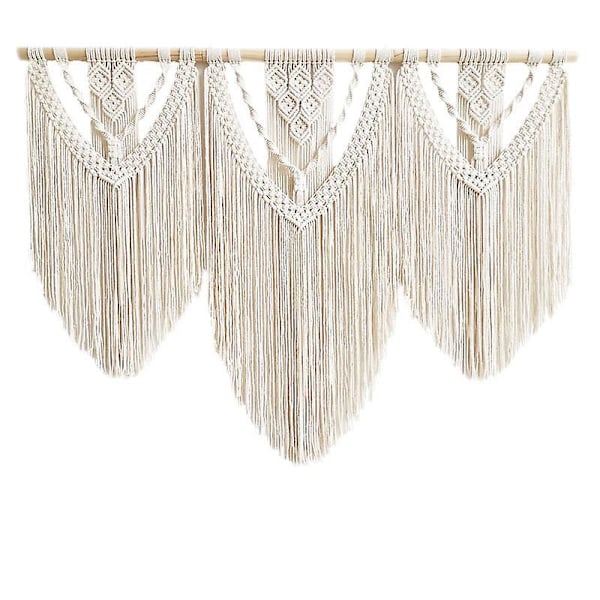 Bohemisk Macrame Väggbonad Tapestry 110*82CM