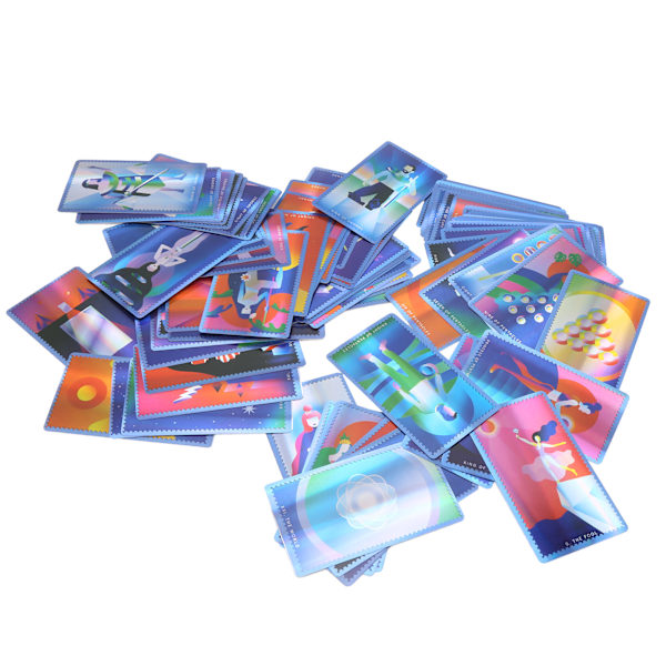 Mystic Monday Tarot-kort Hologrampapir Engelsk Version Skæbne Divination Brætspil