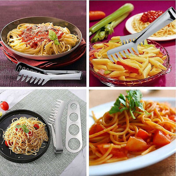 Spaghetti-tang i rustfrit stål, 20,5 cm, varmebestandig