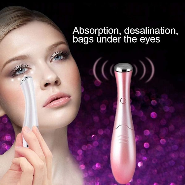 Mini Øjenmassage Apparat Pen Elektrisk Øjenmassager Vibration Tynd Ansigt Tryllestav Anti Pose Rynke Ansigts Skønhedsmaskine