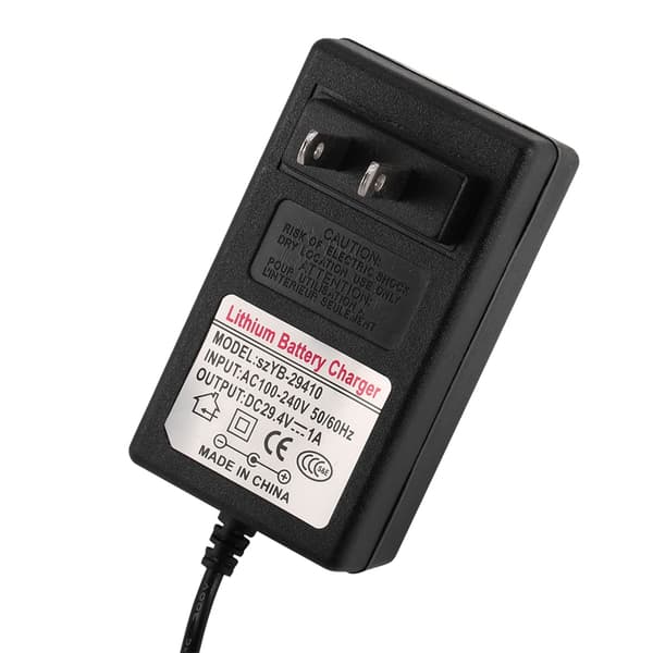 29.4V1A Strømforsyning Batteriladeradapter for Smart Balansebil Scooter 100-240V (US-plugg)