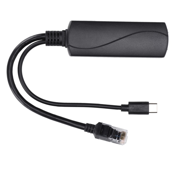 POE Splitter Typ C Interface Isolation Protection Support IEEE 802.3af 5V 2.4A Splitter för hem Skolor Kontor