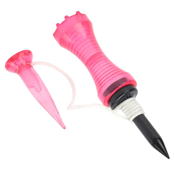 80 mm Golf Practice Tees Genanvendelig Boldholder til Øvelsesgræsmåtte Tilbehør Pink