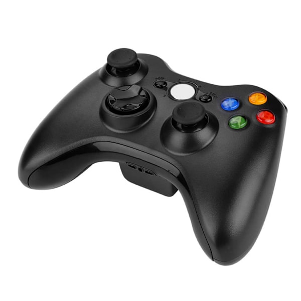 Trådlös handkontroll för Xbox 360, joystick, Bluetooth, spel (svart)
