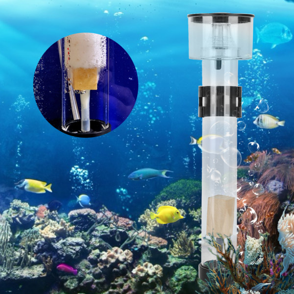 Akryl Fish Tank Protein Skimmer Separator med IQ5 Aquarium Filter Accessory til fiskeopdræt