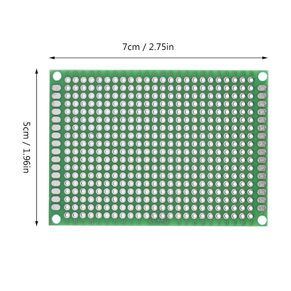 10 Stykker 5cmx7cm Dobbeltsidet Prototyping DIY Lodning Universal Printplade