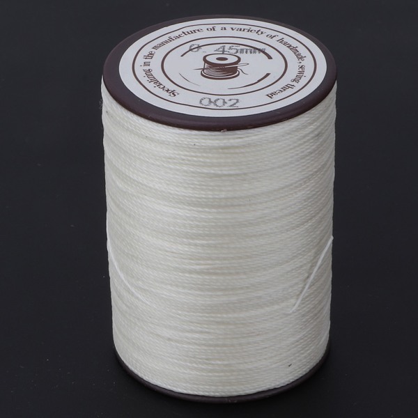 0,45 mm Nahan ompeluvahajohto 160 m/rulla Käsityö Neulonta Käsityövahalanka Riisivalkoinen Rice white