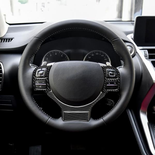 4 st/set kolfiber rattkåpa bilmontering passar för LEXUS IS250 IS300 IS350 2014-2018 Typ C
