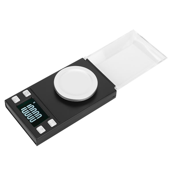 0,001 g Hög precision Bärbar Mini LCD Digital Elektronisk Vågskala för Viktning Smycken Guld piller 50g/0,001g