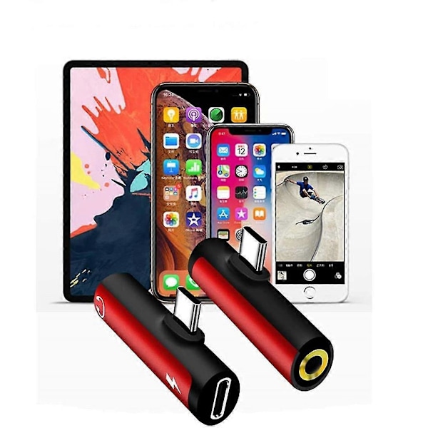 Hörlursadapter, Adapter Splitter, Lightning Splitter, Ljudadapter