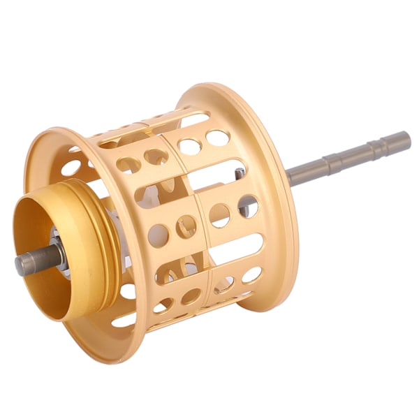 Full Metal LowProfile Reel Conversion Skirted Spool Fishing Line Wheel Accessory (guld)